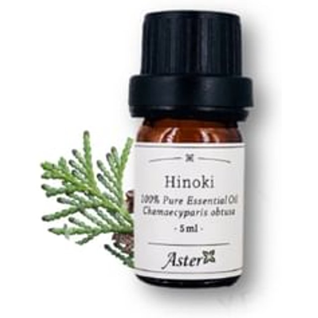 Aster Aroma - Hinoki 100% Pure Essential Oil Chamaecyparis Obtusa 5ml