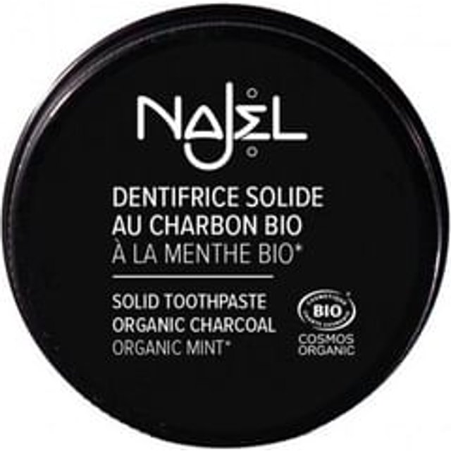 Najel - Solid Toothpaste with Organic Charcoal & Mint 33g
