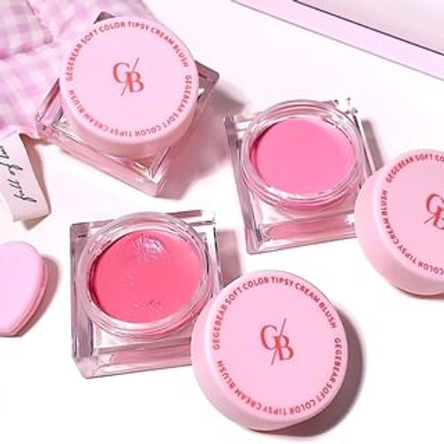 Gege Bear - BUY 3 GET 40% OFF - Soft Color Tipsy Cream Cheek Blush - 1-4 #03 Coral