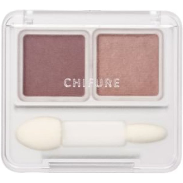CHIFURE - Twin Color Eyeshadow 75 Brown