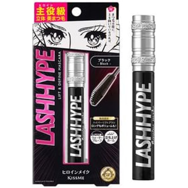 ISEHAN - Kiss Me Heroine Make Lash Hype Life & Define Mascara 01 Black 8g