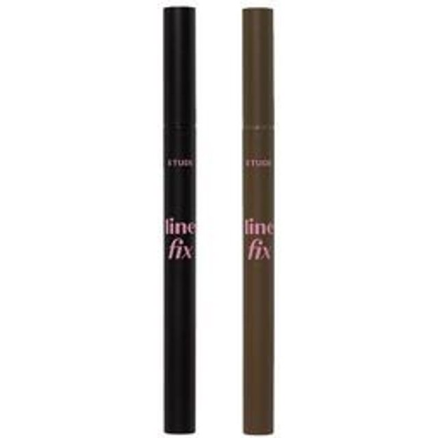 ETUDE - Line Fix Brush Liner - 2 Colors #02 Brown