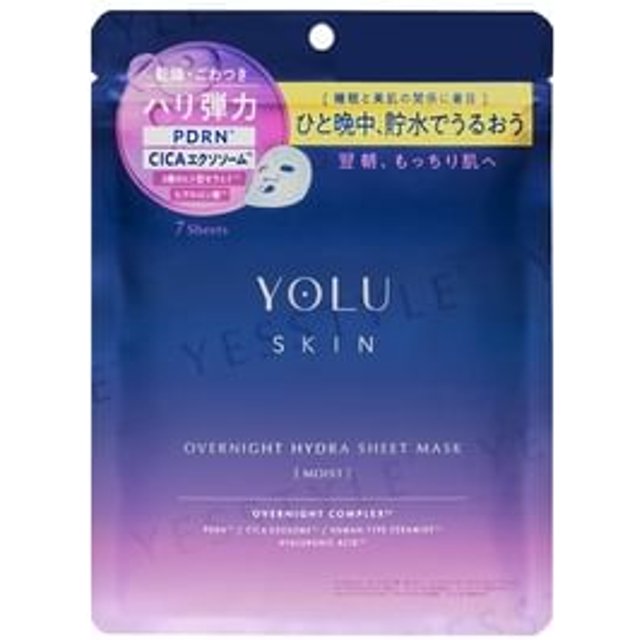 YOLU - Skin Overnight Hydra Sheet Mask Moist 7 pcs