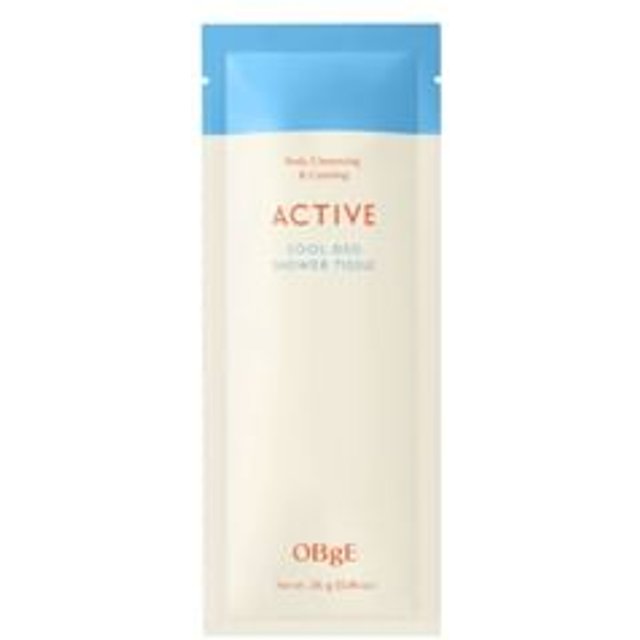 OBgE - Active Cool Deo Shower Tissue 24g x 1 sheet