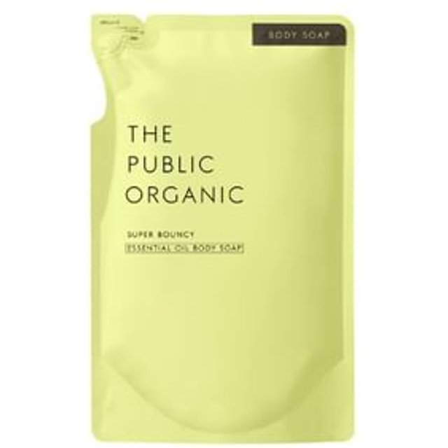 THE PUBLIC ORGANIC - Essential Oil Body Soap Citrus Floral - Bouncy - 400ml Refill