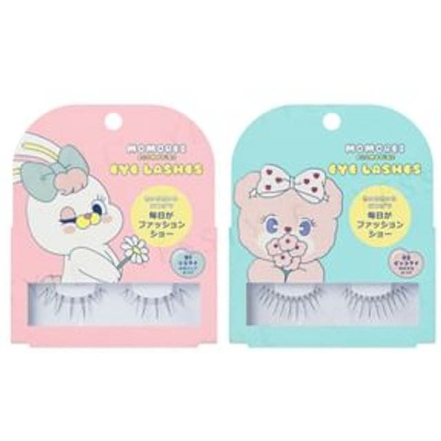Koji - Momorei Cosmetics Eye Lashes 02 Pinko Eye - 1 pair