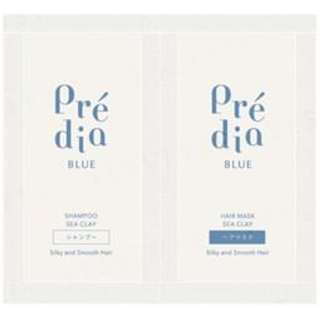 Kose - Predia Blue Shampoo & Hair Mask Sea Clay Sachet Set 15ml + 17g