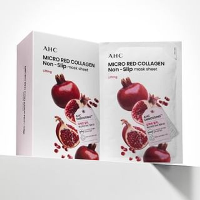 AHC - Micro Non-slip Mask Sheet Set - 4 Types Red Collagen