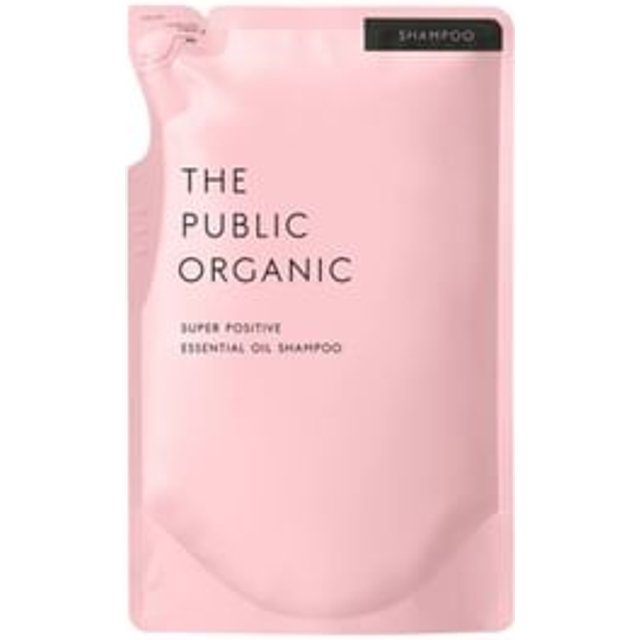 THE PUBLIC ORGANIC - Essential Oil Shampoo Floral Woody - Positive - 400ml Refill