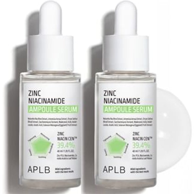 APLB - Zinc Niacinamide Ampoule Serum Set 40ml x 2 pcs