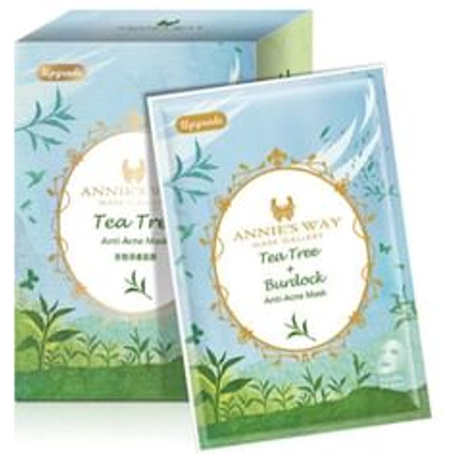 Annie's Way - Tea Tree + Burdock Anti-Acne Mask 10 pcs