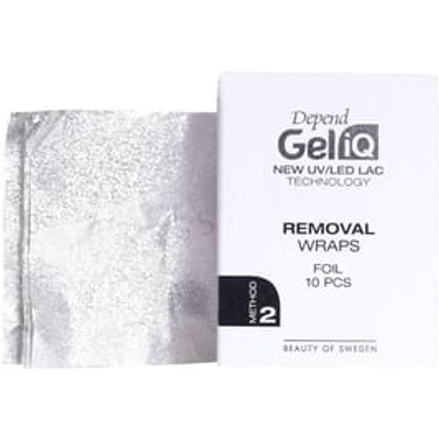 Depend Cosmetic - Gel iQ Removal Wraps Foil Method 2 10 pcs