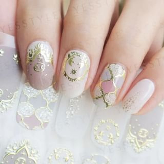 Lunacaca - Cancer Constellation Nail Art Stickers 24 pcs
