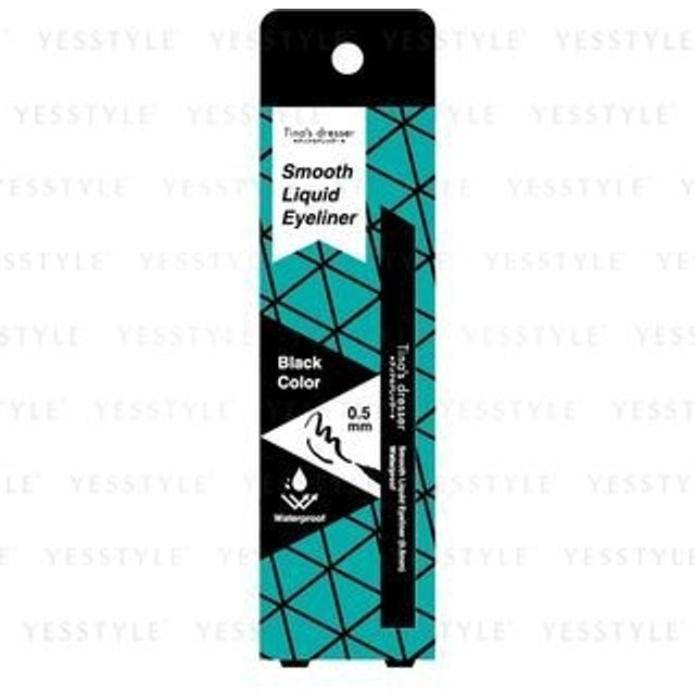 Tina’s Dresser - Smooth Liquid Eyeliner 0.5mm Black 1 pc