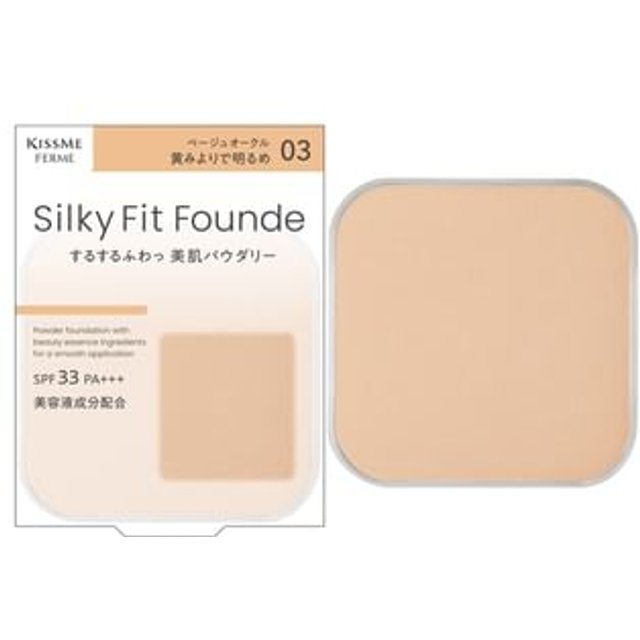 ISEHAN - Kiss Me Ferme Foundation SPF 33 PA+++ 03 Beige Ocher Refill