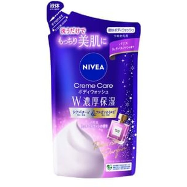 Nivea Japan - Cream Care Double Rich Moisture Body Wash Paris Rich Parfum - 340ml Refill