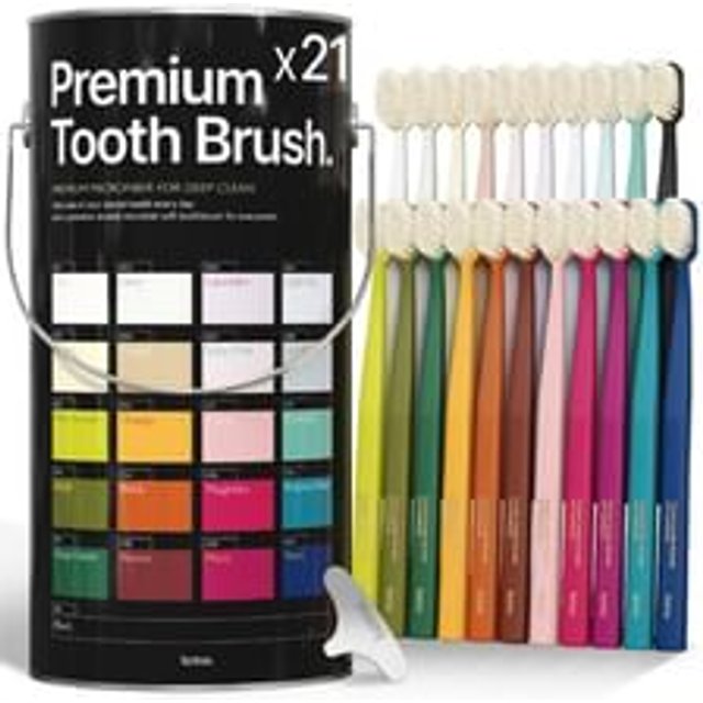 hetras - Premium Toothbrush Set 21 pcs