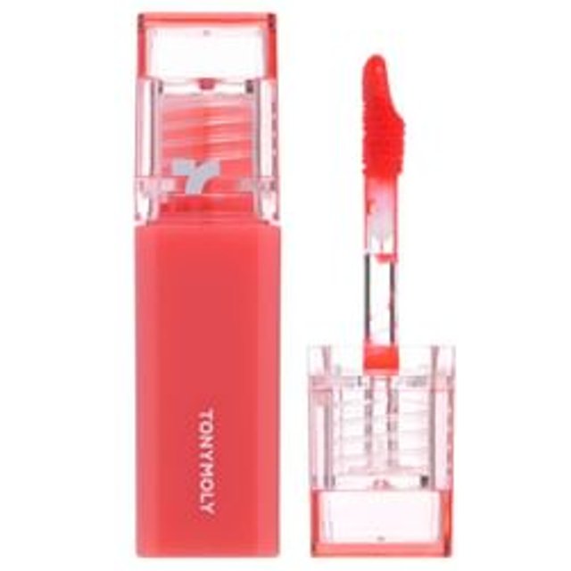 TONYMOLY - Perfect Lips Shocking Lip Tint Mini - 4 Colors #N03 Coral Shocking