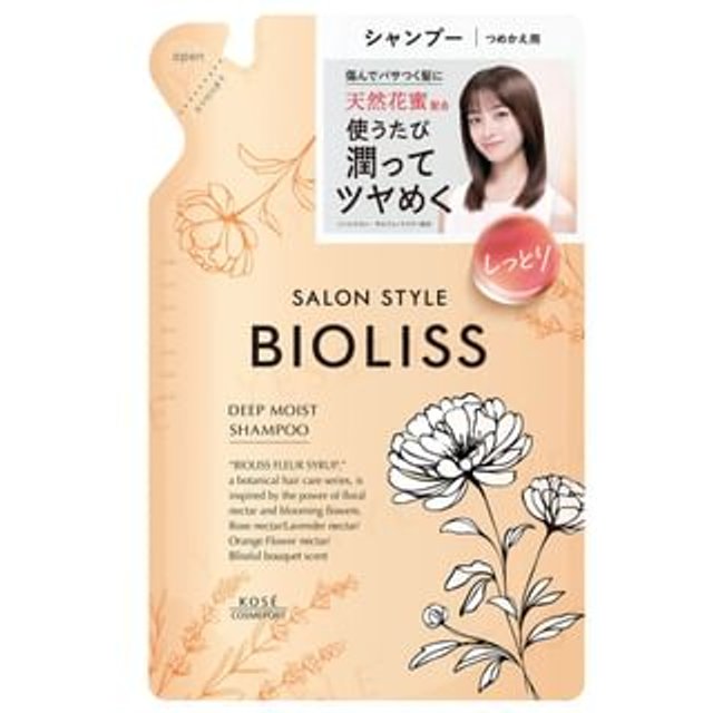 Kose - Bioliss Fleur Syrup Deep Moist Shampoo 330ml - Refill