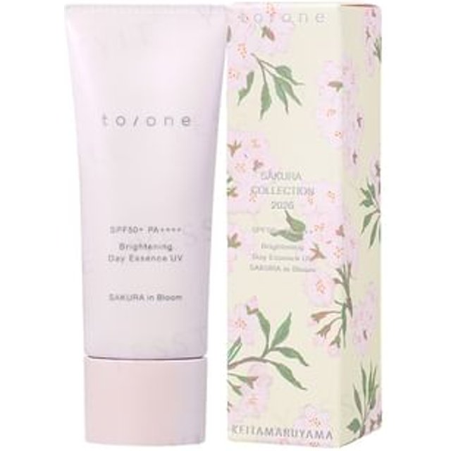 to/one - Sakura Collection 2026 Brightening Day Essence UV SPF 50+ PA++++ 40g