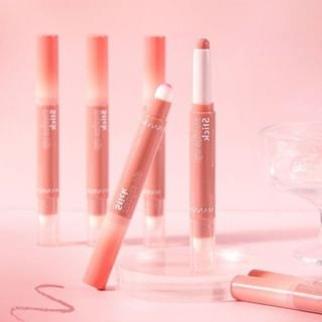 MANSLY - Eye & Cheek Dual -Ended Makeup Stick - 6 Colors 02# Barbie Pink - 1.1g