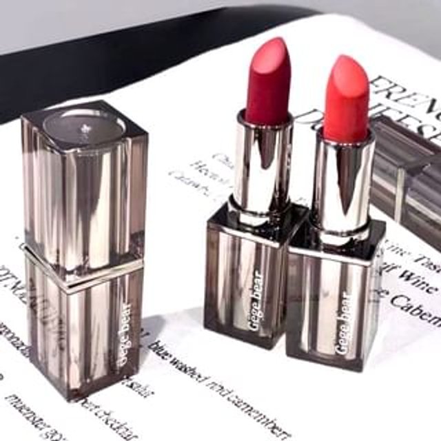 Gege Bear - BUY 3 GET 40% OFF - Silky Matte Lipstick - (4-6) #04 - 3.8g