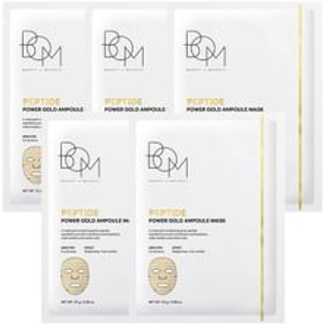 BOM - Peptide Power Gold Ampoule Mask Set 25g x 5 sheets