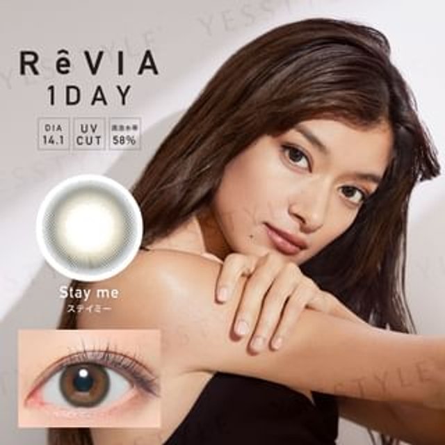 Candy Magic - ReVIA 1 Day Color Lens Stay Me 10 pcs P-6.00 (10 pcs)