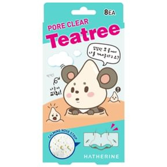 HATHERINE - Pore Clear Nose Cleansing Strips - 3 Types Tea Tree