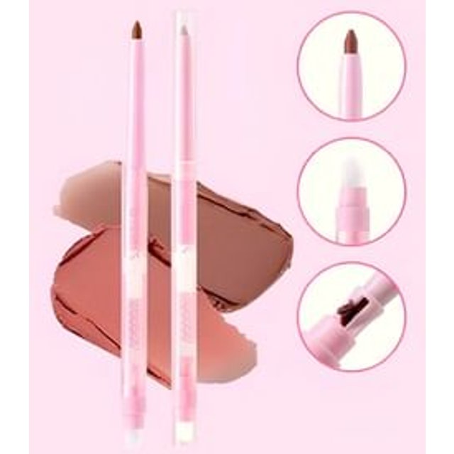 GELLA'S - Heart Signal Double Ended Lip Liner - 5-8 #X07 Brown Milk Orange
