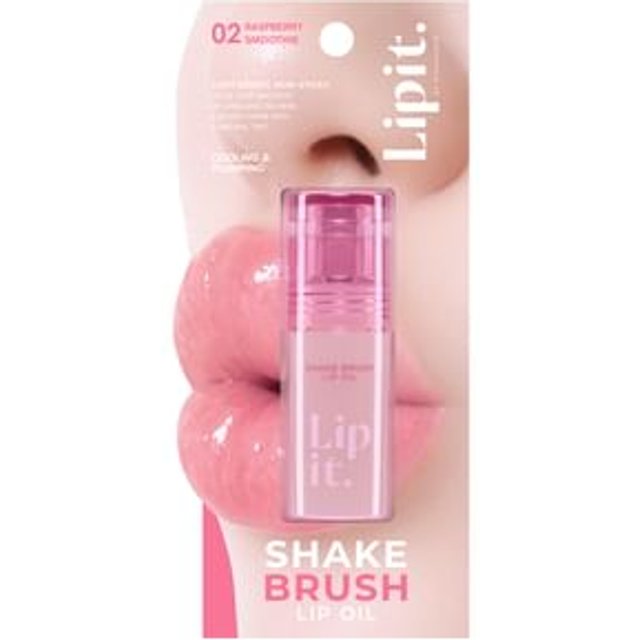 Lipit - Shake Brush Lip Oil 02 Raspberry Smoothie