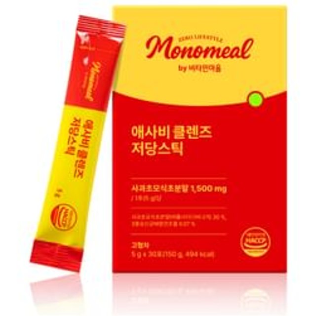 Monomeal Apple Cider Vinegar Cleanse Low Sugar Stick 5g x 30 sticks