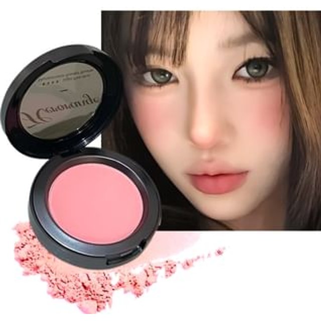 HERORANGE - Light Pink Mist Monchrome Powder Cheek Blusher - 4-5 #04 Grapefruit