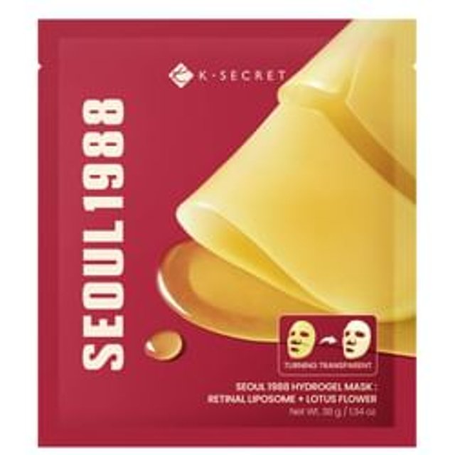 KSECRET - SEOUL 1988 Hydrogel Mask : Retinal Liposome + Lotus Flower 38g x 1 sheet