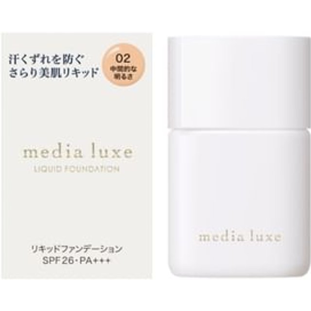Kanebo - Media Luxe Liquid Foundation SPF26 PA+++ 02 Medium Light - 25ml