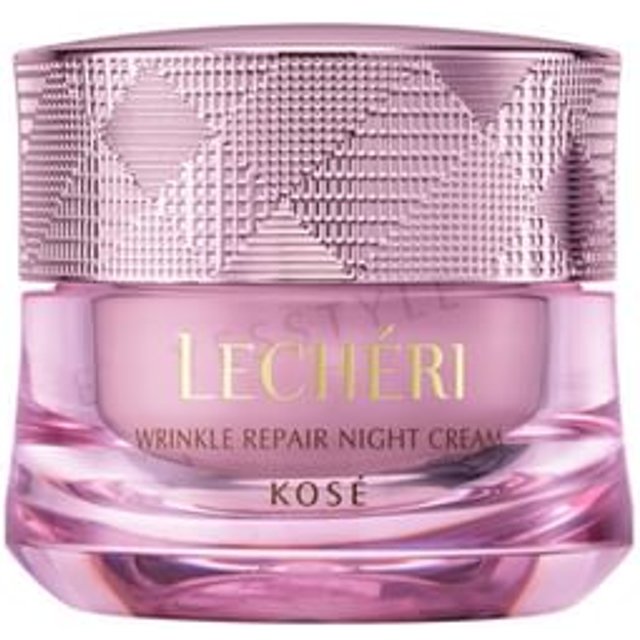 Kose - Lecheri Wrinkle Repair Night Cream 40g Refill