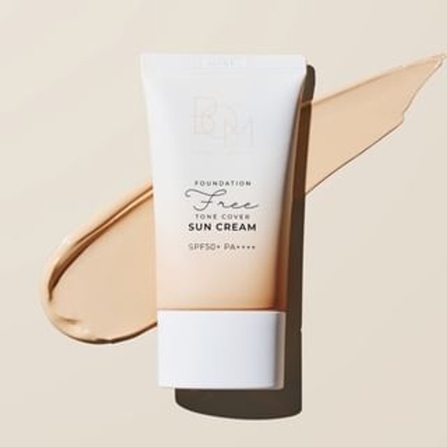 BOM - Foundation Free Tone Cover Sun Cream 50g