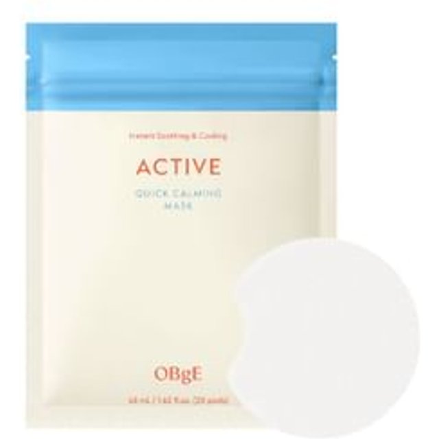 OBgE - Active Quick Calming Mask 20 pads