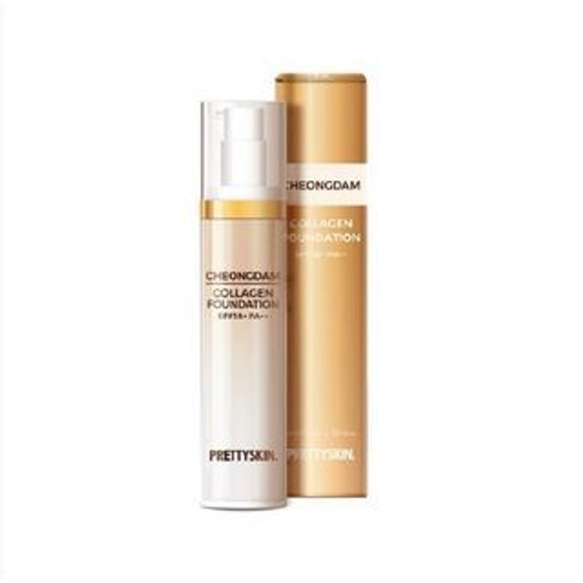 Pretty skin - Cheongdam Collagen Foundation - 3 Colors #23 Beige