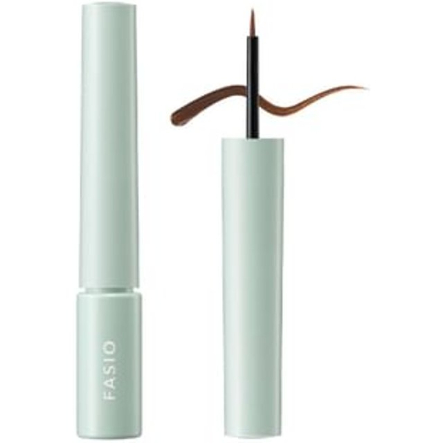Kose - Fasio Ultra Waterproof Liquid Eyeliner 02 Dense Brown