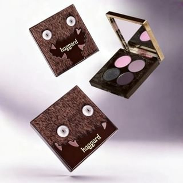 haggard - Emo Monster 4-Color Eyeshadow Palette - 3 Types 02# Cool Brown - 5.2g