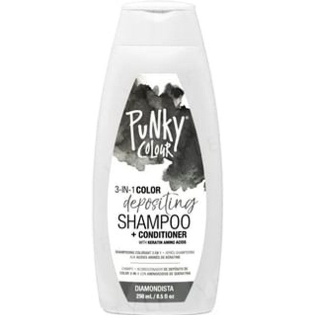 Punky Colour - 3-in-1 Color Depositing Shampoo + Conditioner Diamondista 250ml