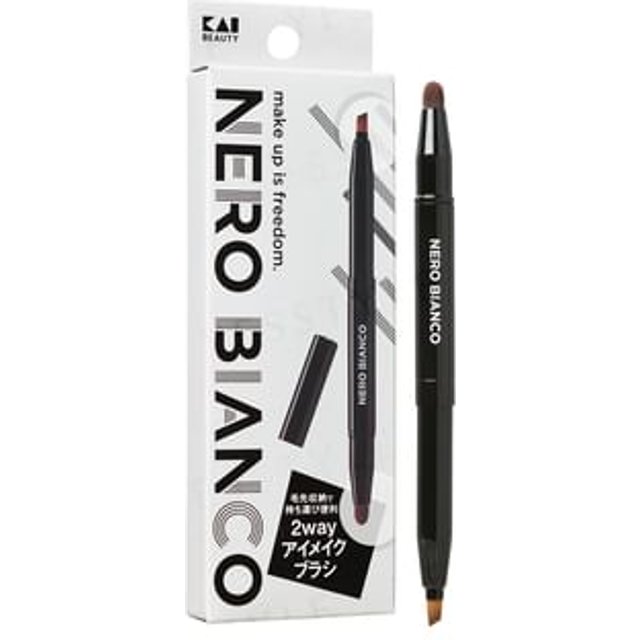 KAI - NERO BIANCO 2 Way Eye Makeup Brush 1 pc