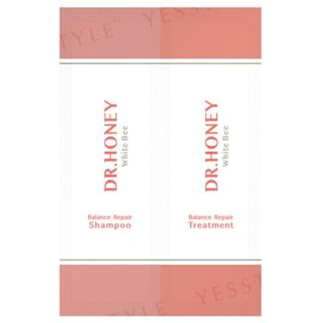 H2O - DR.HONEY White Bee Balance Repair Shampoo & Trearment Sachet Set 10ml+10g