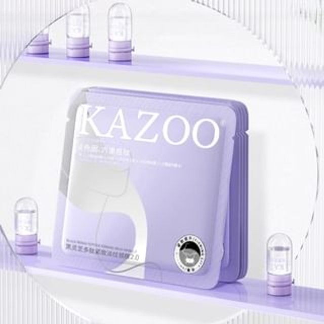KAZOO - Black Ganoderma Anti-Aging Ampoule Essence Neck Mask 7g
