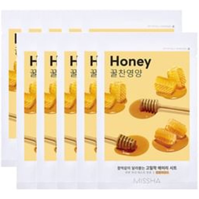 MISSHA - Airy Fit Sheet Mask Bundle Set - 12 Types Honey