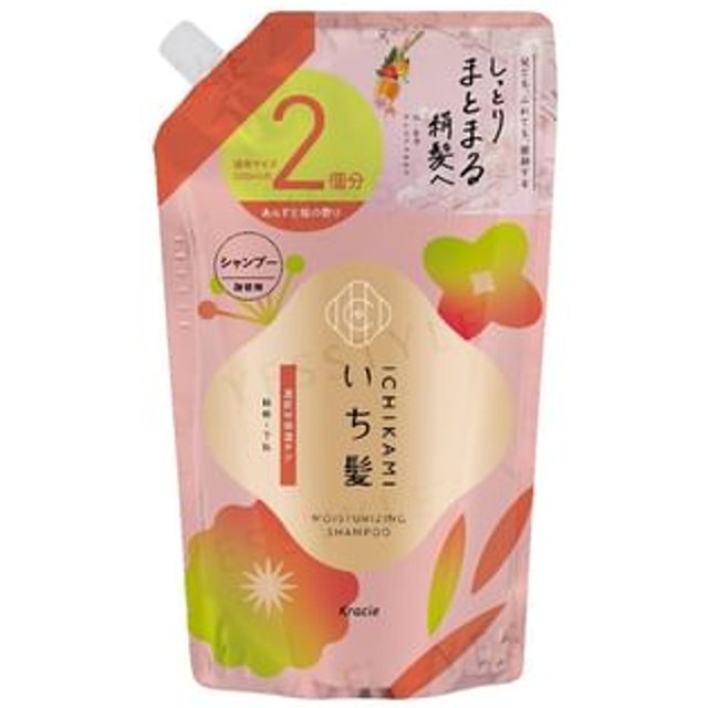 Kracie - Ichikami Moisturizing Shampoo Refill Jumbo 640ml
