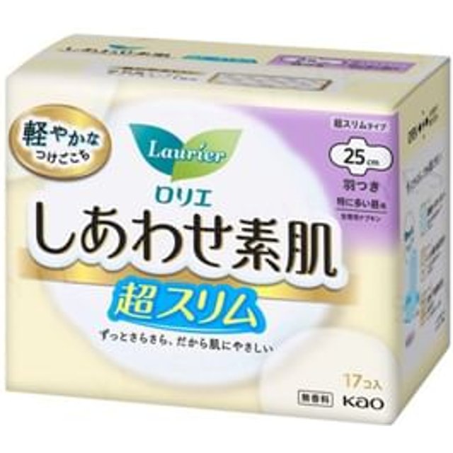 Kao - Laurier F Ultra Gentle Daily Slim Wing Feminine Pads 25cm 17 pcs