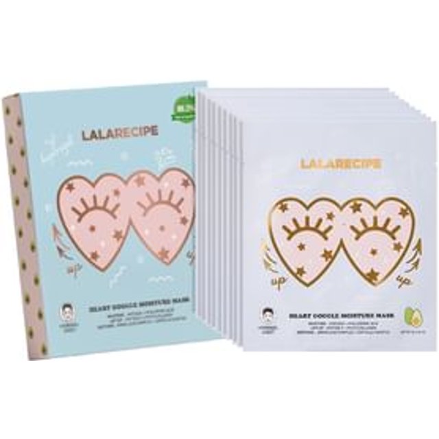 LALARECIPE - Heart Goggle Moisture Mask Set 7g x 10 sheets