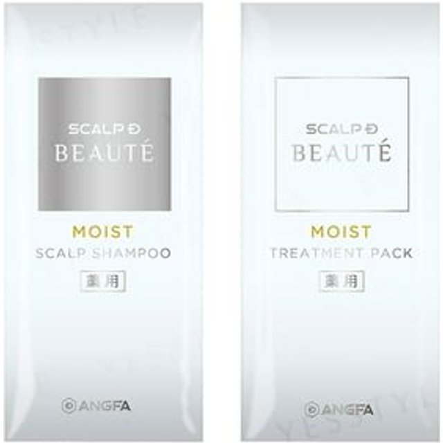ANGFA - Scalp-D Beaute Moist Scalp Shampoo & Treatment Pack Trial Set 10ml x 2